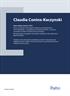 CV Claudia Coninx-Kaczynski En 2014